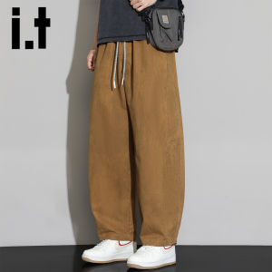 izzue | Quần Casual Thoáng Khí Form Rộng Cotton Sạch