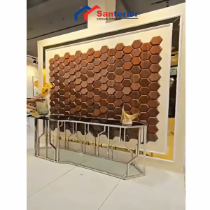 SANTERIOR✨TERLARIS✨TERMURAH✨Panel Dinding 3D PVC Mosiak / Wallpaper Dinding Wallpanel Kayu Wall Stiker