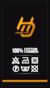 Baju Distro Putih Inisial Logo Fasion Atasan Pakaian