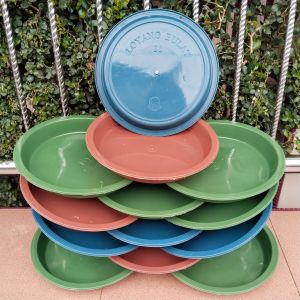 24 Pcs Nampan Plastik Bulat / Loyang Plastik Bulat 24 Cm