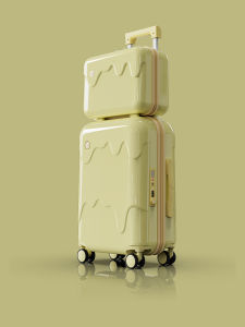 ROAMING | Childrens Suitcase with Zipper and Mother-Child Design Carry-on Luggage 20 inch