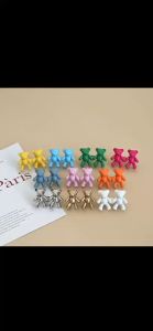 LANGMANNI Cute bear waist hook adjust pin for loose pants maong and fitted waist pins belts accessories