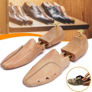1 Pair Shoe Tree Wood Shoes Stretcher Wooden Adjustable Man Women Flats Pumps Boot Shaper Rack Expander Trees Size 35-46