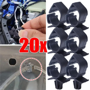 20PCS Car Wiring Harness Fastener Route Fixed Retainer Clip Corrugated Pipe Tie Wrap Cable Clamp Oil Pipe Beam Line Hose Holder