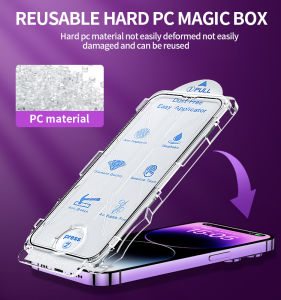 Kinkong ฟิล์มกระจก iPhone ติดฟิล์ม รวดเร็ว มาตรฐานดึง ฟองอากาศไม่ใช่เป็นต้น ฟิมส์กระจก iPhone ประกอบติดฟิล์มเพื่อลายนิ้วและตกหล่น คุณภาพปฏิบัติการต้องการ ครับ