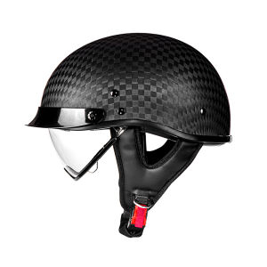 AD | Carbon Fiber Ultra Light Mens Summer Riding Half Helmet 3C