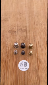 Đầu Trù Nấm Ốc Vít Chân Ren Vặn Chất Antimon Mạ Điện Phụ Liệu Đồ Da Giỏ Xách Thắt Lưng Túi Bóp Ví Thủ Công Handmade DIY