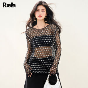 Puella | Transparent Ice Sensation Lace Knit Cardigan