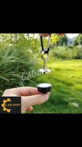 CAG SHOP 1pcs Camping Magnetic Hook Strong Suction Separable Outdoor Tent Buckle Carabiner