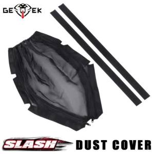 1/10 Tỉ Lệ RC Short Course Xe Tải Khung Xe Che Bụi Lưới Nylon Chống Thấm Nước Có Dây Kéo Cho SLASH REMO Sở Thích Huanqi HQ 727