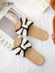 Dép Đi Trong Nhà Bằng Vải Lanh Cotton Phong Cách Hàn Quốc Mới Cho Nữ Mùa Hè Chống Trượt Đế Mềm Dép Đi Trong Nhà Ngoài Trời