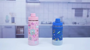 350ML Baby Wide Mouth Flask Kids Stainless Steel Vacuum Insulated Water Bottle Leak Proof Tumbler