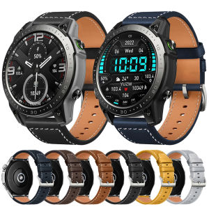 22mm Watch Strap For Zeblaze Vibe 7 Pro/Stratos 2/3/4 Ultra Beyond GTS 3 GTR3 Btalk3 2 Pro Lite GPS Soft Leather Band Bracelets