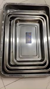 Khay đựng đồ nghề xe máy INOX DẦY nhiều kích cỡ