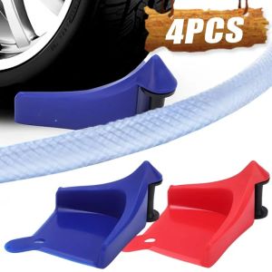 Pphha 4 cái vòi Lốp Xe Hơi Ống nêm chống vướng víu ống nước khối đa năng tự động rửa vòi hướng dẫn dụng cụ làm sạch phụ trợ di động