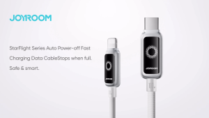 JOYROOM S-A55 StarFlight Series 30W/66W/100W Auto Power-Off Fast Charging Data Cable 1.2M - Black