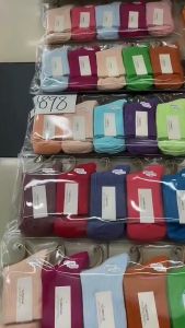 Kaos kaki pendek impor dengan gaya Korea yang cocok untuk wanita dewasa Random Set 10 Pasang