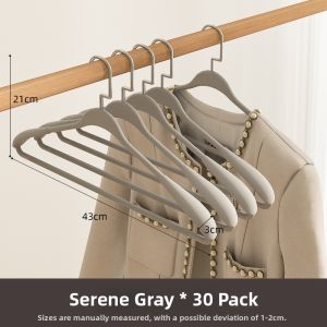 SIVASS | Wide Shoulder No-Trace Anti-Bulge Hanger for Down Jackets and Coats