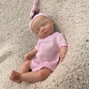 Búp Bê Sơ Sinh Silicon 10 Inch Dành Cho Bé Gái Làm Thủ Công Mềm Mại Chắc Chắn Đồ Chơi Giáo Dục Quà Tặng