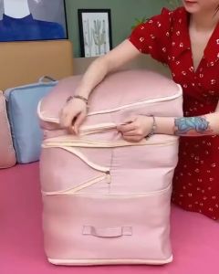 Large Capacity Storage Bags with zipper compression packing bags travel storage bag pouch travel organizer for luggage compression storage bag organizer clothes packing cubes travelling bags for luggage suitcase foldable waterproof reusable washable
