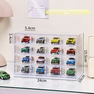 YOUKAMAN | Lidded Segmented Toy Car Display Case