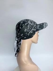 New Muslim Women Brim Cap Pre-Tied Sun Visor Turban Baseball Caps Head Scarf Hijab Bandage Female Outdoor Hat sun hat