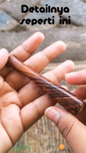 Once Pipa Rokok Kayu Natural Asli Original