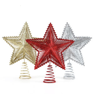 ต้นคริสต์มาสปักเลื่อมรูปดาวตกแต่งคริสต์มาสขนาด27.7*19.6ซม. (1ชิ้น/ถุง) อุปกรณ์สำหรับงานเลี้ยงปีใหม่งานสร้างสรรค์ DIY