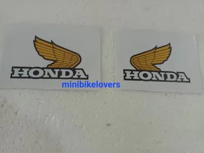 สติ้กเกอร์ปีกนกแบบลายวินเทจสำหรับแปะถังน้ำมันแปะบังลม honda chaly c50c65c70c90