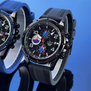 PLAYBOY นาฬิกาผู้ชายของแท้ 100% ของแท้จากร้านเรือธง นาฬิกาควอตซ์กีฬา ปฏิทินกันน้ํา 2025 นาฬิกาเทปลําลองดิจิตอลเรืองแสงใหม่