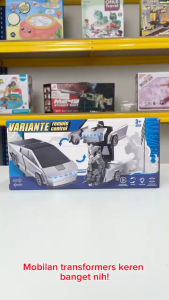Mainan Anak RC VARIANTE CYBERTRUCK Mobil Robot Transform Remote Control Auto Change