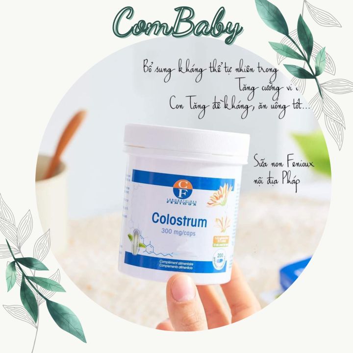 Sữa Non Fenioux Colostrum Pháp Cho Bé Hộp 200 Viên