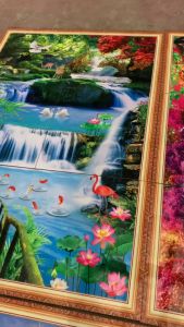 Tranh gạch 3d ốp tường khổ đứng - HCCX43