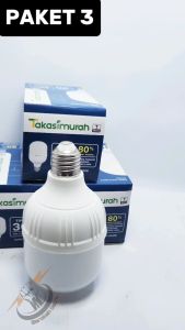 Paket Murah 3PCS Bola Lampu LED 30Watt