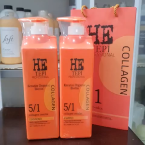 Dầu gội  HE TEPI màu cam giúp tóc dày và bóng khỏe hơn  giảm rụng  phục hồi 1000ml