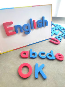 Magnetic Blackboard Stickers Large Size 26 Alphabet Letters Upper And Lower Case Teaching Tools for Students Home Use