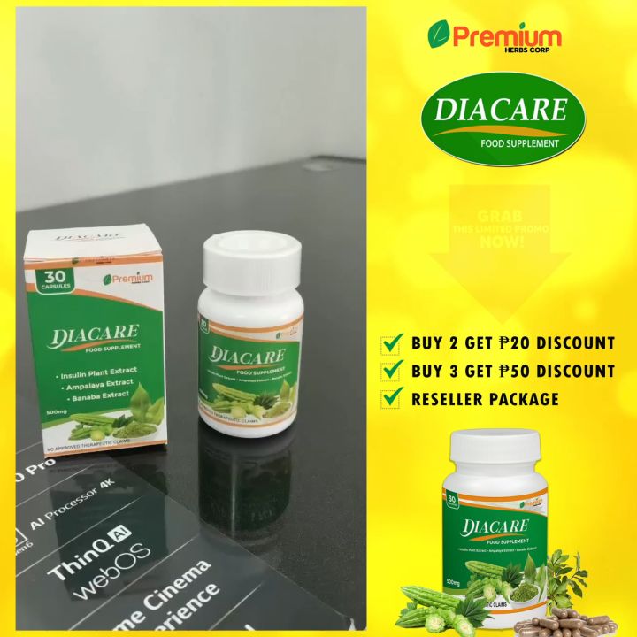 PHC07-A DiaCare Organic herbal medicine for Diabetes, Supplement w ...