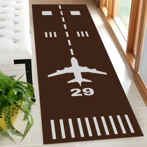 VIKAMA Airport Hallway Runner Rug Interior Area Mat Home Decoration Children Bedside Long Carpet Living Room Entrance Doormat