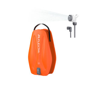 ถัง/กระเป๋าอาบน้ำพกพา FLEXTAIL TINY - ถังเก็บน้ำกลางแจ้งขนาด 20 ลิตร พร้อมปั๊มในตัว จ่ายน้ำอัตโนมัติ ปรับความเร็วได้สองระดับ