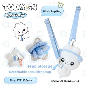 RosyPosy Womens Drawstring Backpack Lightweight Travel Friendly School Bag Large Capacity Childrens Bookbag Pink Ins Niche