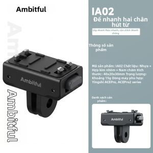 AMBITFUL | Đế Từ Chống Rơi Thiết Kế Hai Cái Móng Cho Máy Ảnh Panorama