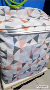 Cover Mesin Cuci Bahan Plastik PEVA KUALITAS PREMIUM TIPE 2 TABUNG (C) BS STORE