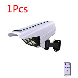 White Solar Camera Shaped Light 77 LED Motion Sensor Wall Lamp for Outdoor Garage Driveway Garden Entrance Lighting Display