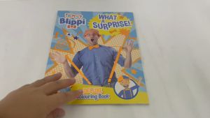 Blippi Deluxe Colouring Book What A Surprise For Kids to Color (48 pages)
