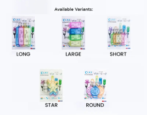 CLAS Key Chain Organizer With Split Ring Label Window | Key Tags to name your Keys and Organize