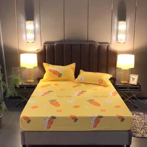 317SUNLIGHT HOME ผ้าปูที่นอนกันน้ำ 100% 9 สี ผ้าปูที่นอนแบบหลายรูปแบบ ปกป้องที่นอนสบาย ปกที่นอน (ไม่มีปลอกหมอน)