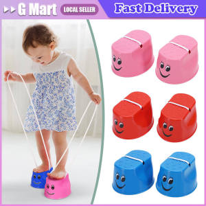 1 Pair Children's Smile Jumping Stilts: A Fun & Effective Sensory Integration Tool