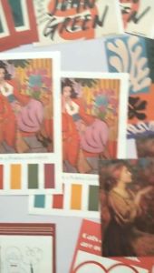 HaloDayชุดโปสการ์ด โปสเตอร์ โปสเตอร์ตกแต่งห้อง มินิการ์ด พร้อมส่ง