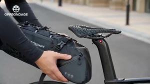 OFFBONDAGE | OFFBONDAGE 15L Bicycle Saddlebag Large Capacity Waterproof Bike Bag Cycling Tail Bag MTB Foldable Rear Bag Road Bike Luggage