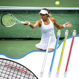 1PC Mixed Color Silicone Tennis Racket Vibration Dampeners - Long Bar Shock Absorbers for Racquets Adaptable & Durable